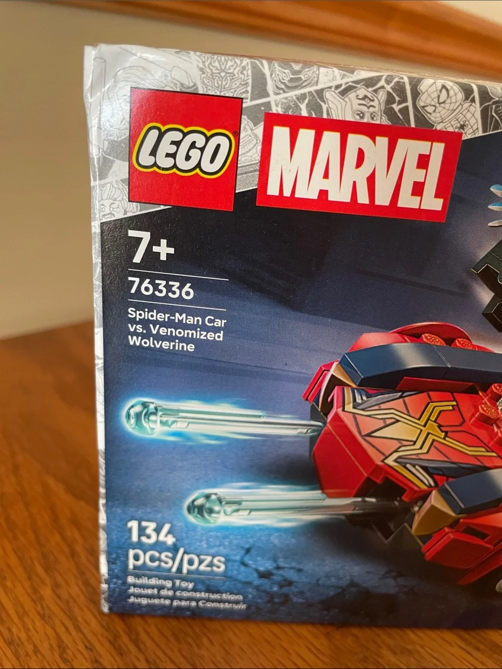 NIB Lego Technic Backhoe Loader & Lego Marvel Spider-Man Car